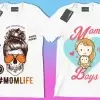 50 Editable Mom T-Shirt Designs Bundle - Image 5