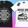 50 Editable Motivational T-Shirt Designs Bundle - Image 10