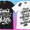 50 Editable Motivational T-Shirt Designs Bundle - Image 3