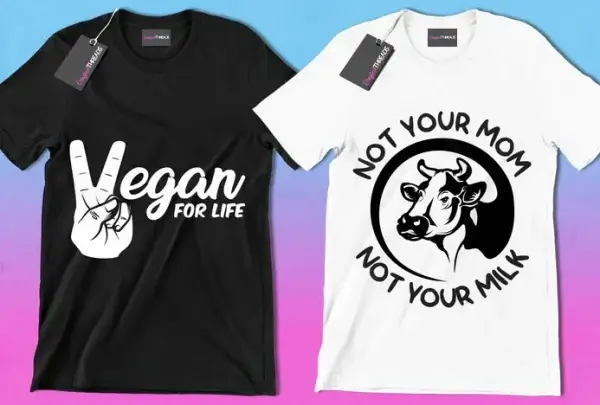 50 Editable Vegan T-Shirt Designs Bundle - Image 2