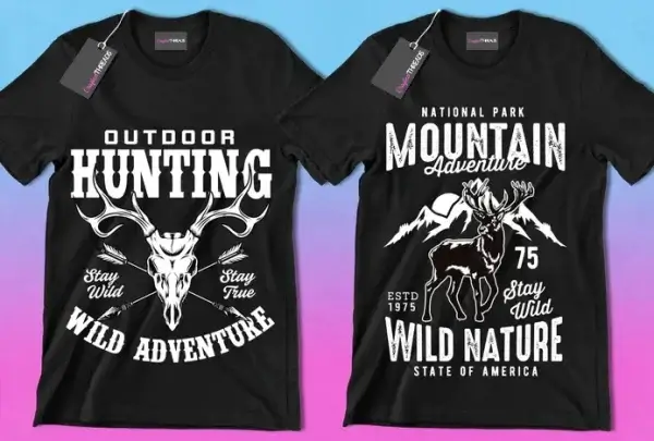50 Editable Hunting T-Shirt Designs Bundle - Image 2