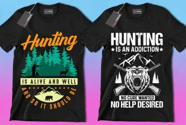 50 Editable Hunting T-Shirt Designs Bundle - Image 4