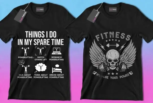 50 Editable Gym T-Shirt Designs Bundle - Image 6