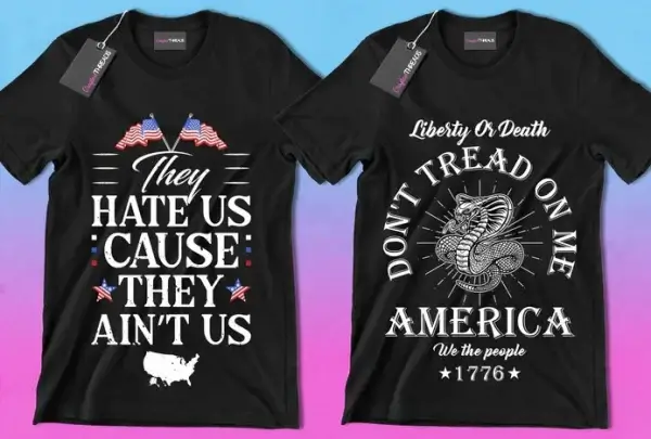 50 Editable American Patriot T-Shirt Designs Bundle - Image 6