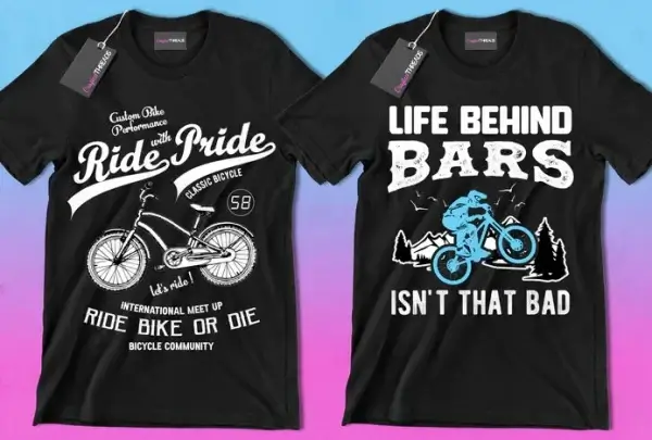 50 Editable Bicycle T-Shirt Designs Bundle - Image 9