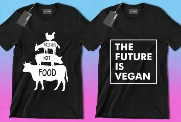 50 Editable Vegan T-Shirt Designs Bundle - Image 5