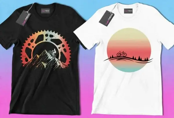 50 Editable Bicycle T-Shirt Designs Bundle - Image 5