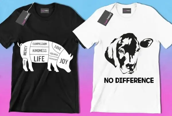 50 Editable Vegan T-Shirt Designs Bundle - Image 4