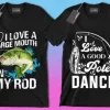 50 Editable Fishing T-Shirt Designs Bundle - Image 8