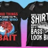 50 Editable Fishing T-Shirt Designs Bundle - Image 2