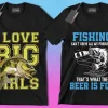 50 Editable Fishing T-Shirt Designs Bundle - Image 7
