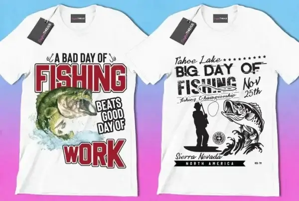 50 Editable Fishing T-Shirt Designs Bundle - Image 9